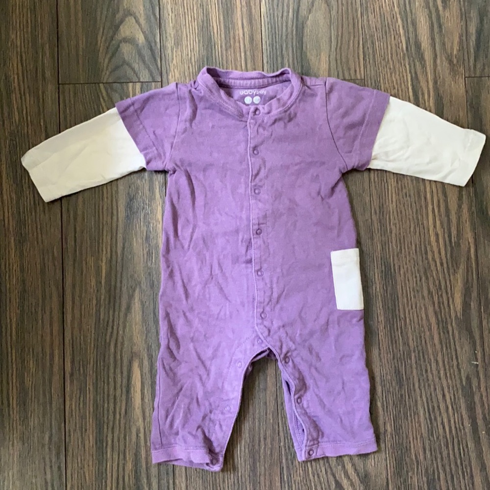 Baby soy organic long sleeve romper 0-3 months